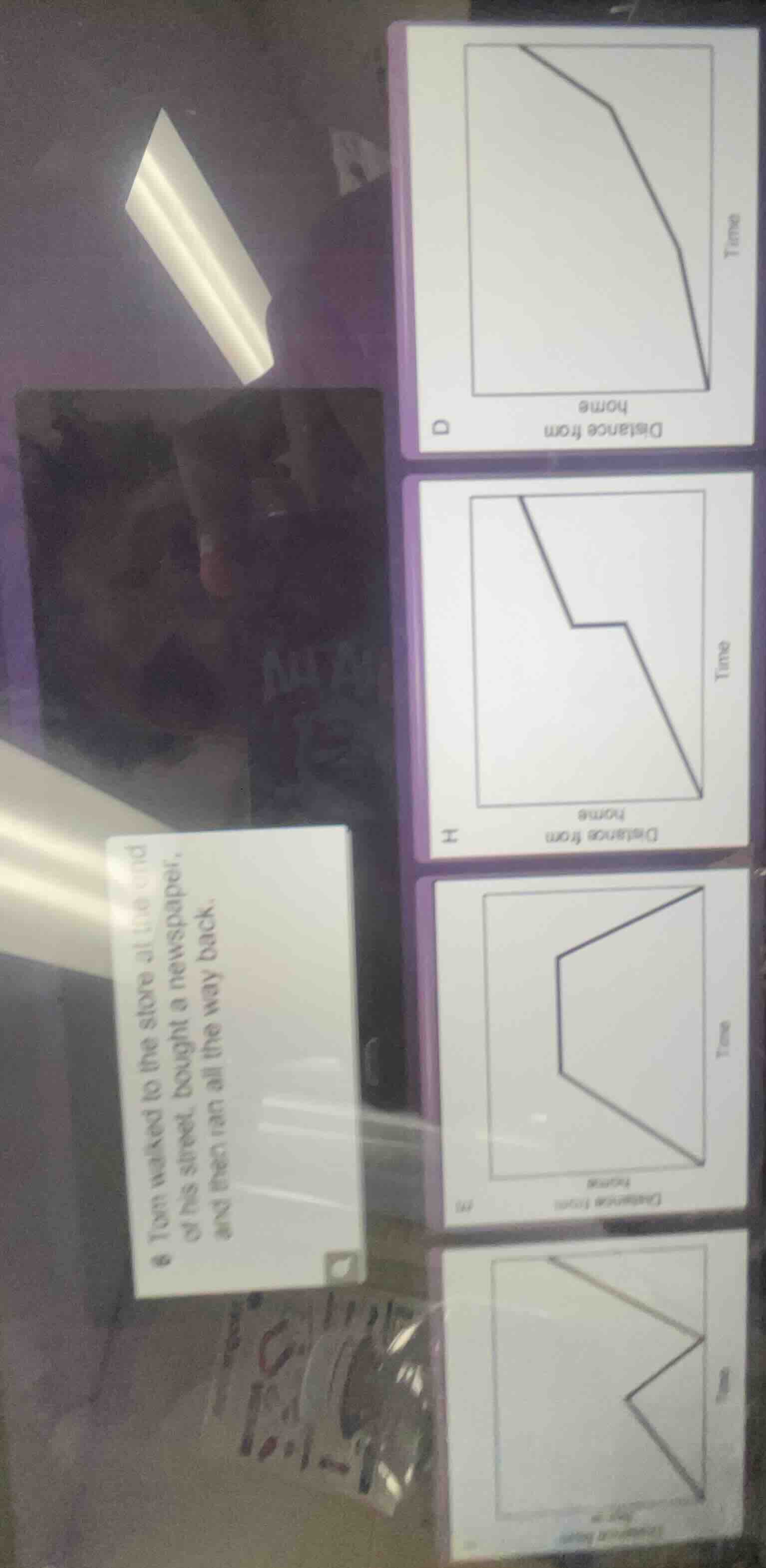 6 tom walked to the store at the end of his street, bought a newspaper,…