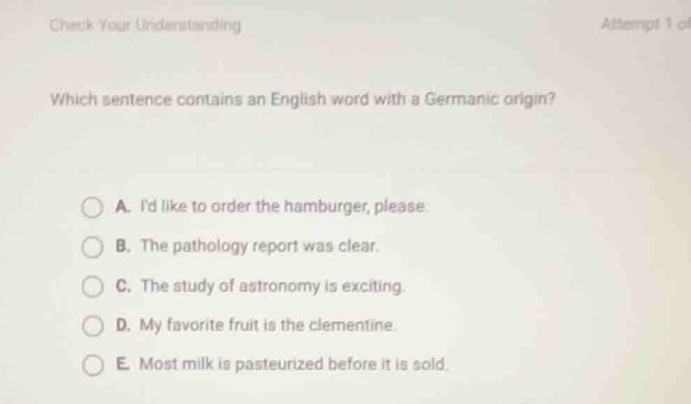 check your understanding attempt 1 o which sentence contains an english…
