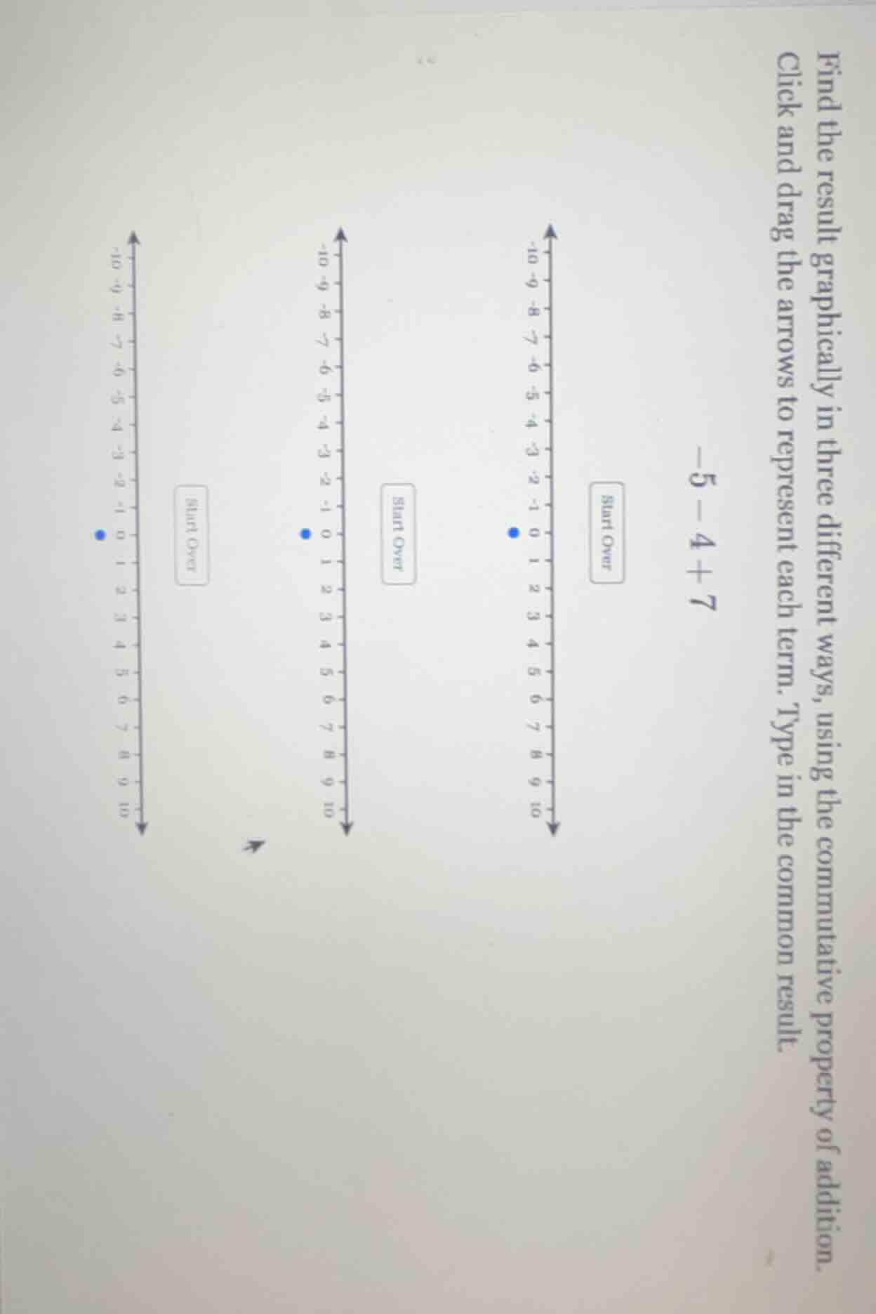 find the result graphically in three different ways, using the commutat…
