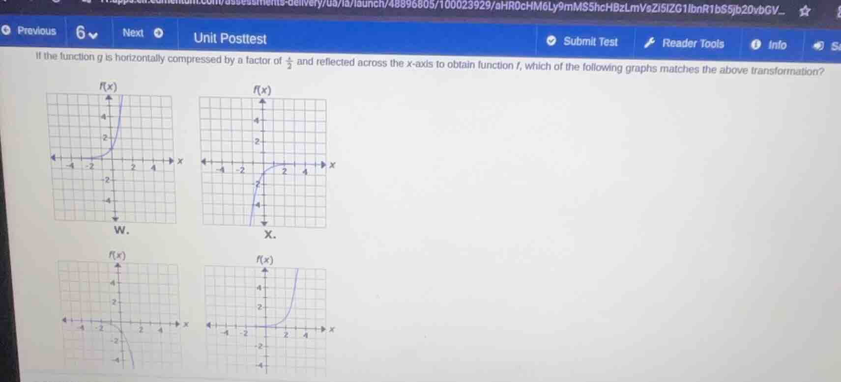 if the function g is horizontally compressed by a factor of \\(\\frac{1…