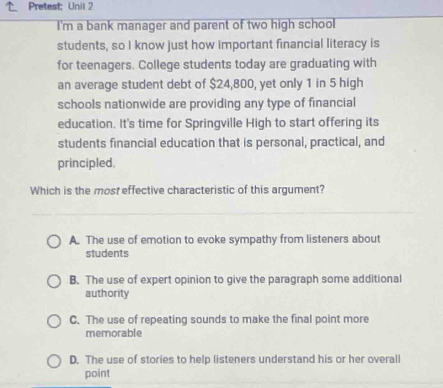 im a bank manager and parent of two high school students, so i know jus…