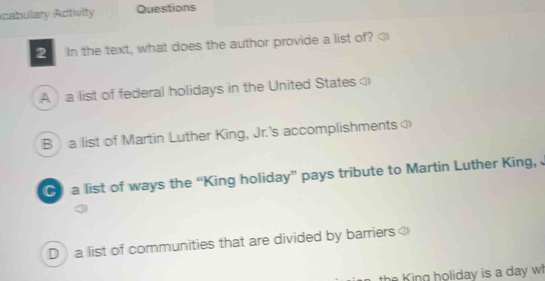 2 in the text, what does the author provide a list of? a a list of fede…