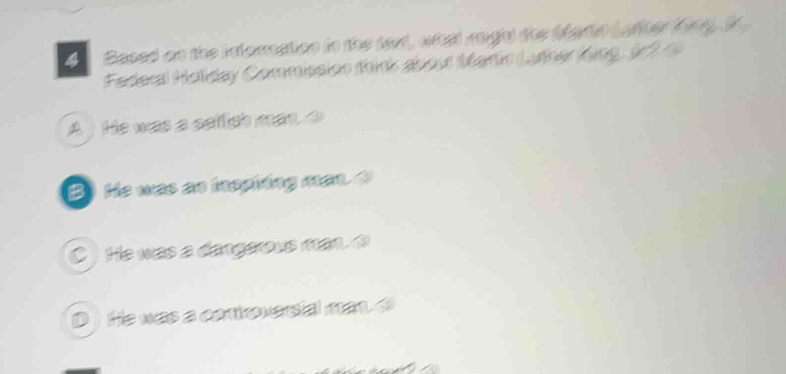 4 based on the information in the text, what might the martin luther ki…