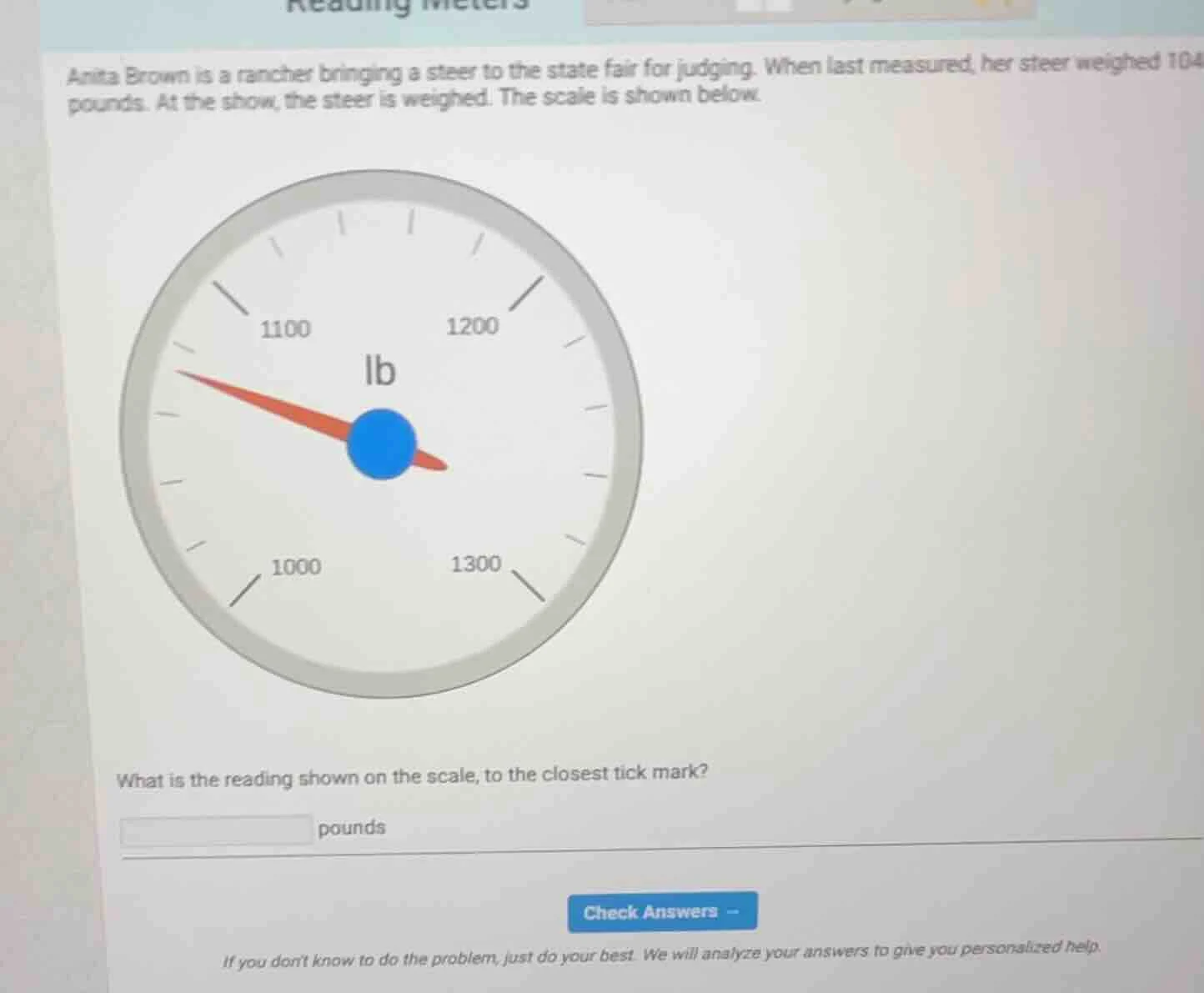 reading meters anita brown is a rancher bringing a steer to the state f…