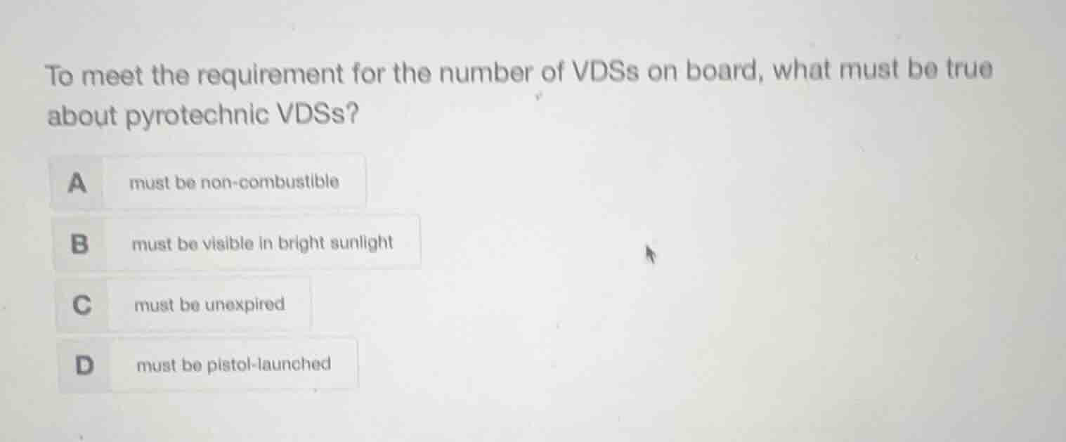 to meet the requirement for the number of vdss on board, what must be t…