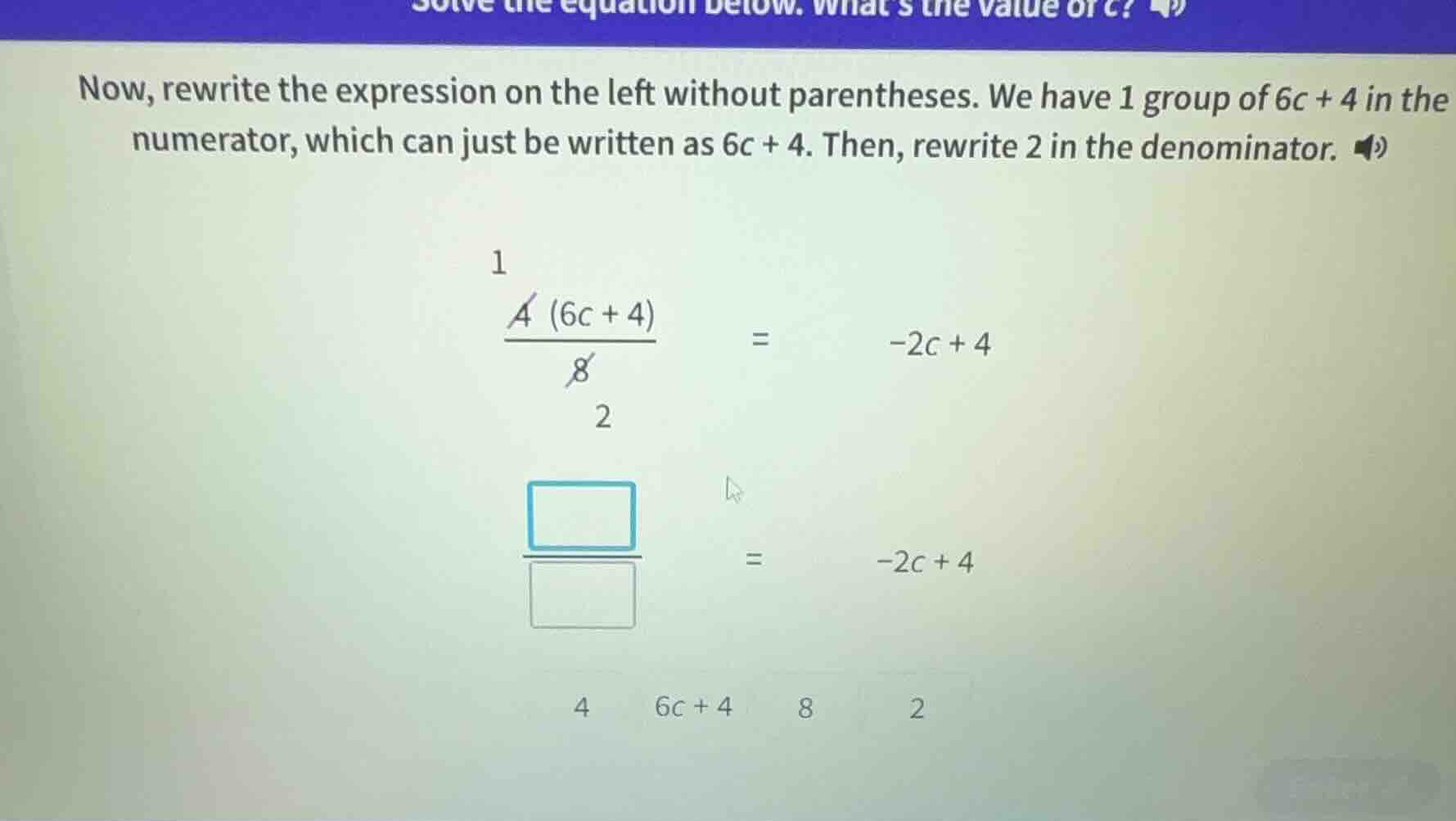 now, rewrite the expression on the left without parentheses. we have 1 …