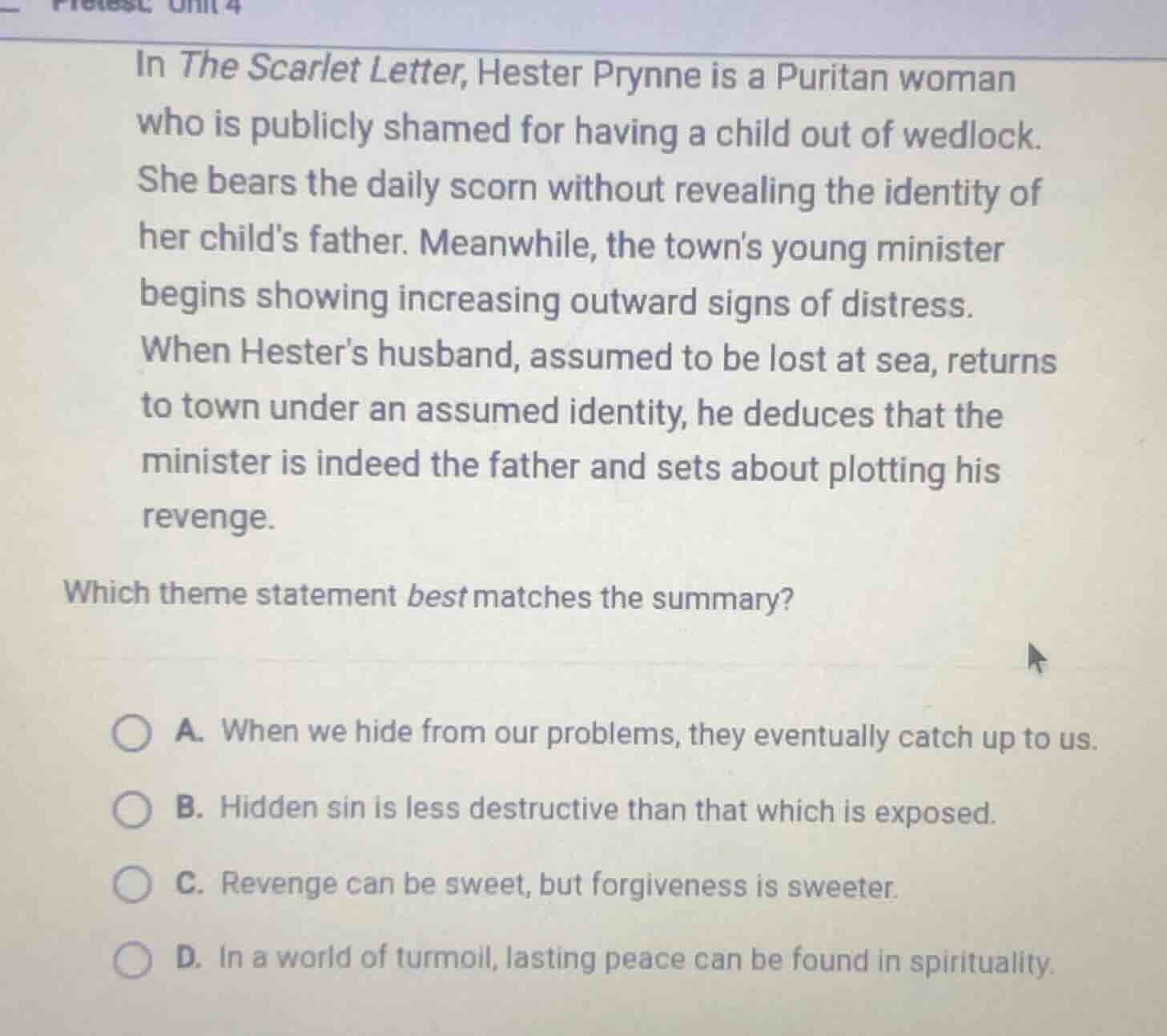 in the scarlet letter, hester prynne is a puritan woman who is publicly…