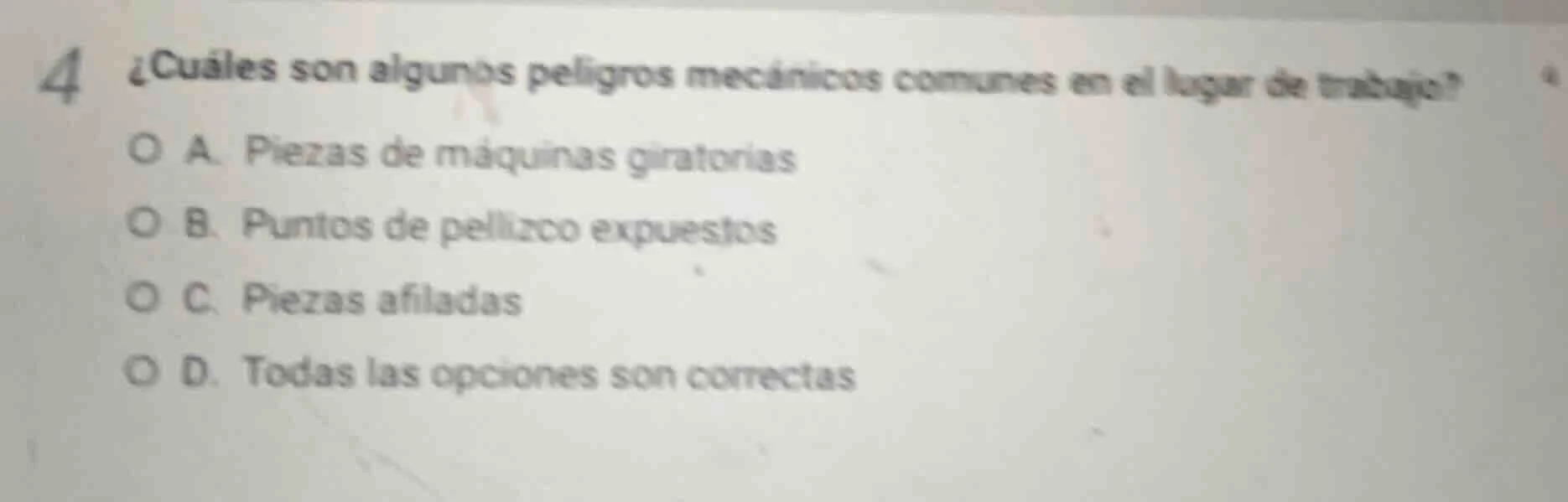 4 ¿cuáles son algunos peligros mecánicos comunes en el lugar de trabajo…