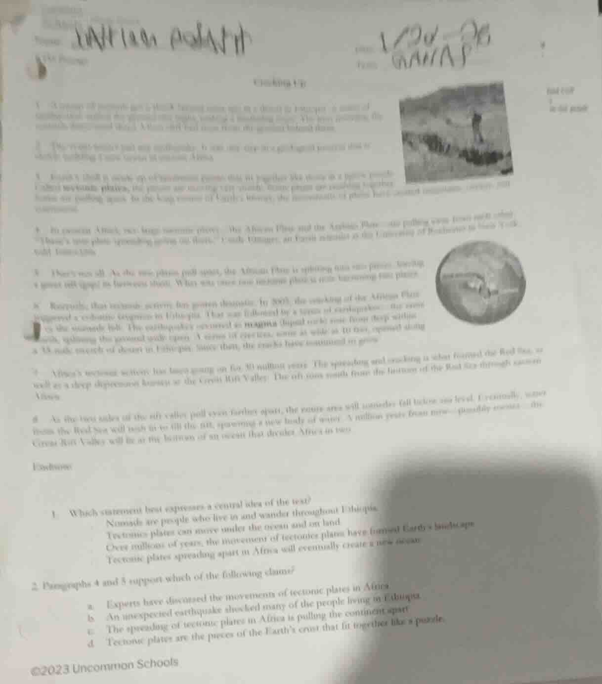 cracking up 1 a group of nomads got a shock recently when out in a dese…