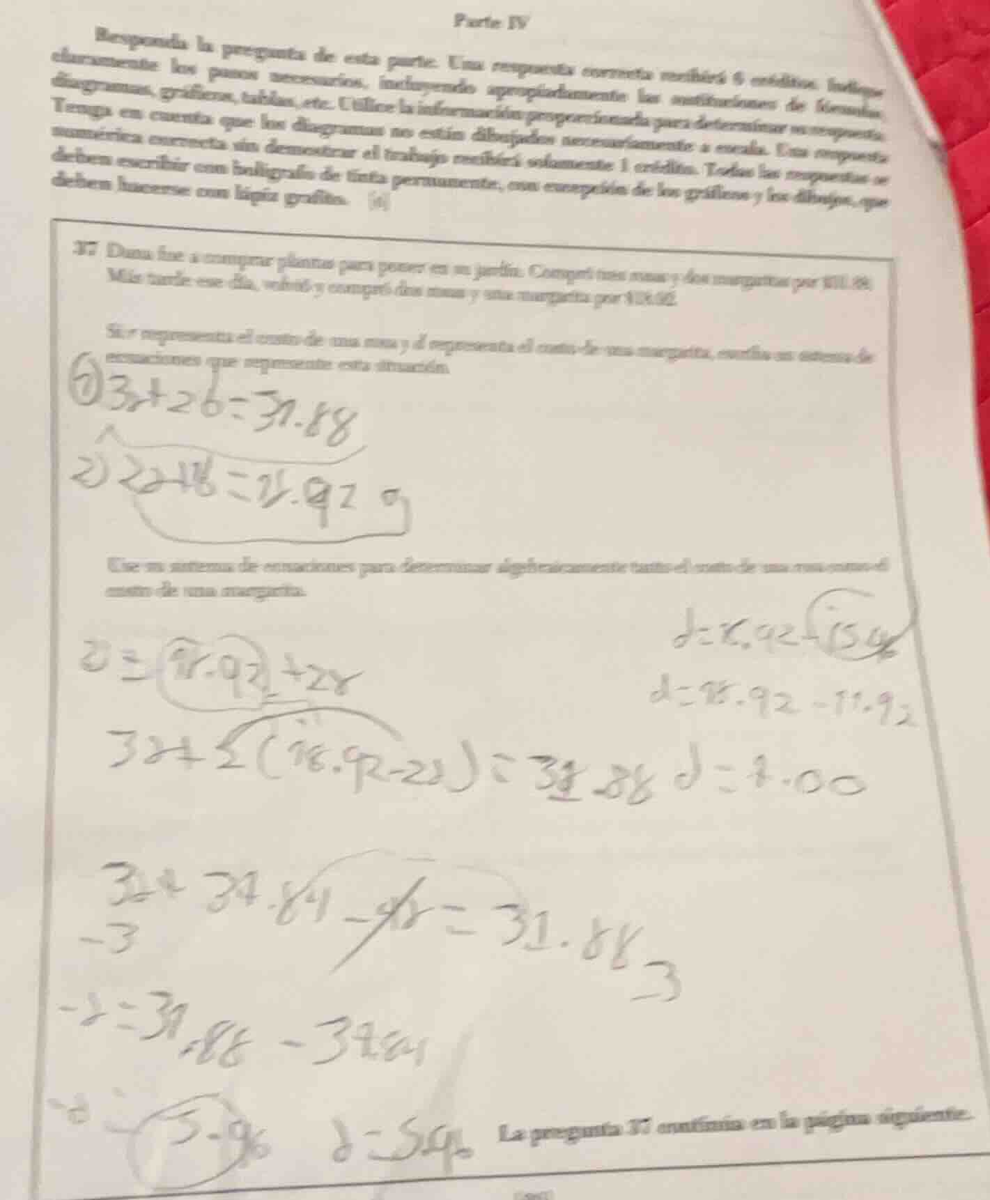 parte iv responde la pregunta de esta parte. una respuesta correcta mos…