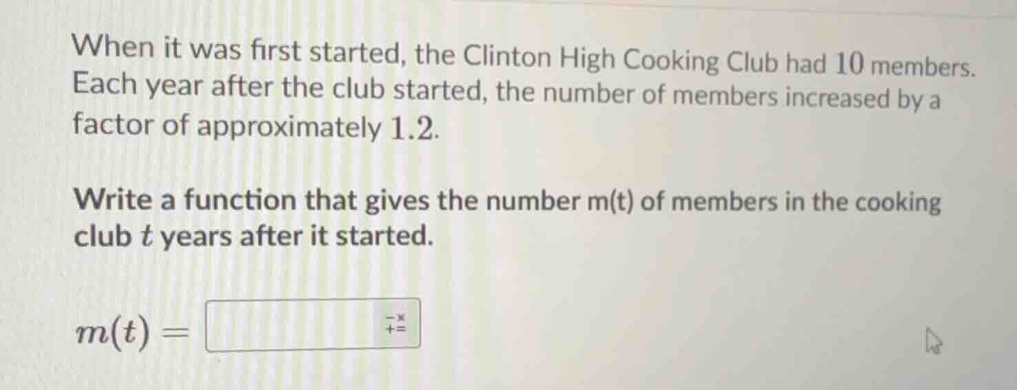 when it was first started, the clinton high cooking club had 10 members…