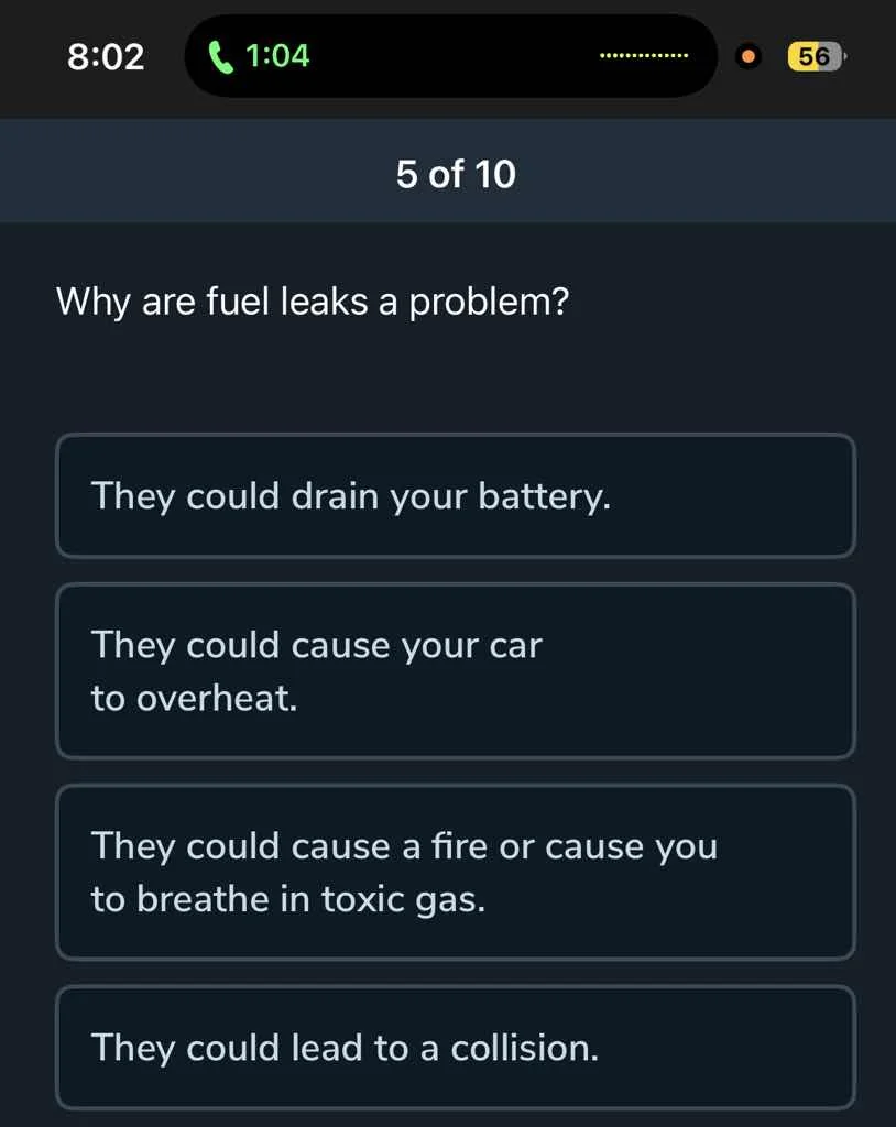 why are fuel leaks a problem? they could drain your battery. they could…