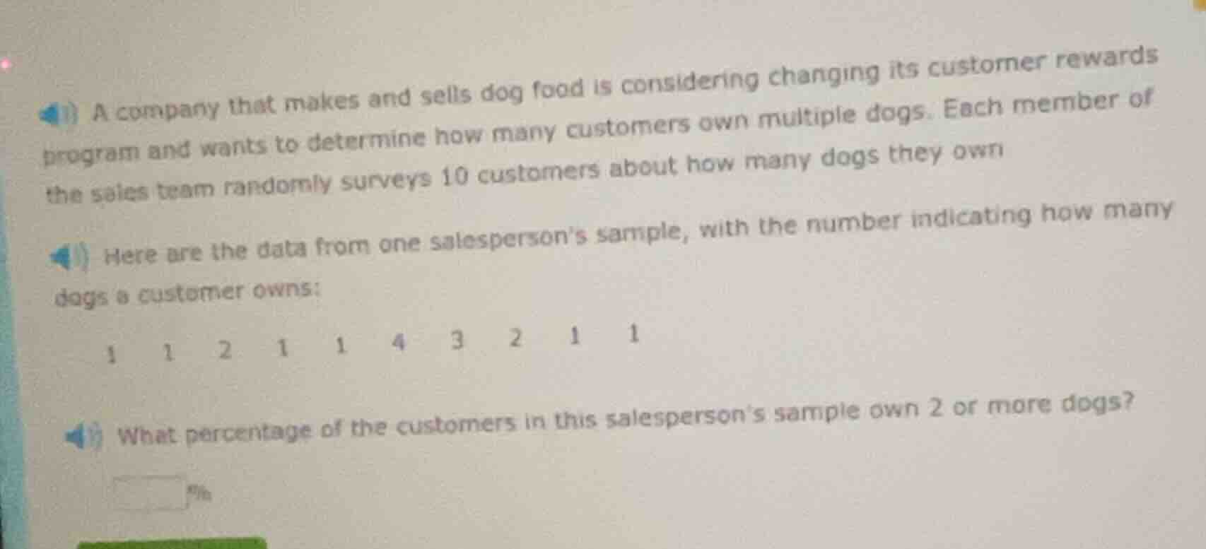 a company that makes and sells dog food is considering changing its cus…