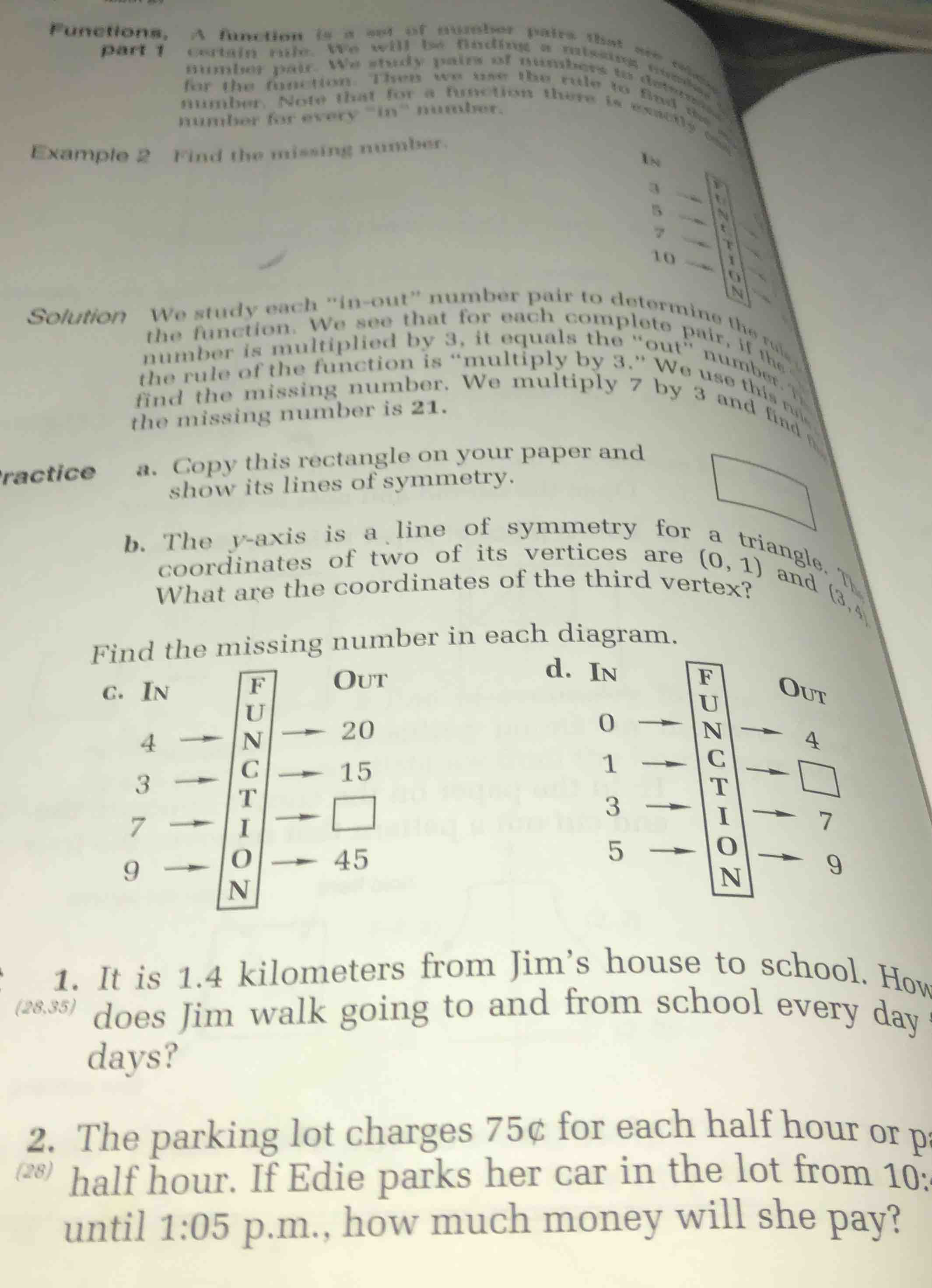 functions, part 1 a function is a set of number pairs that contain a ru…