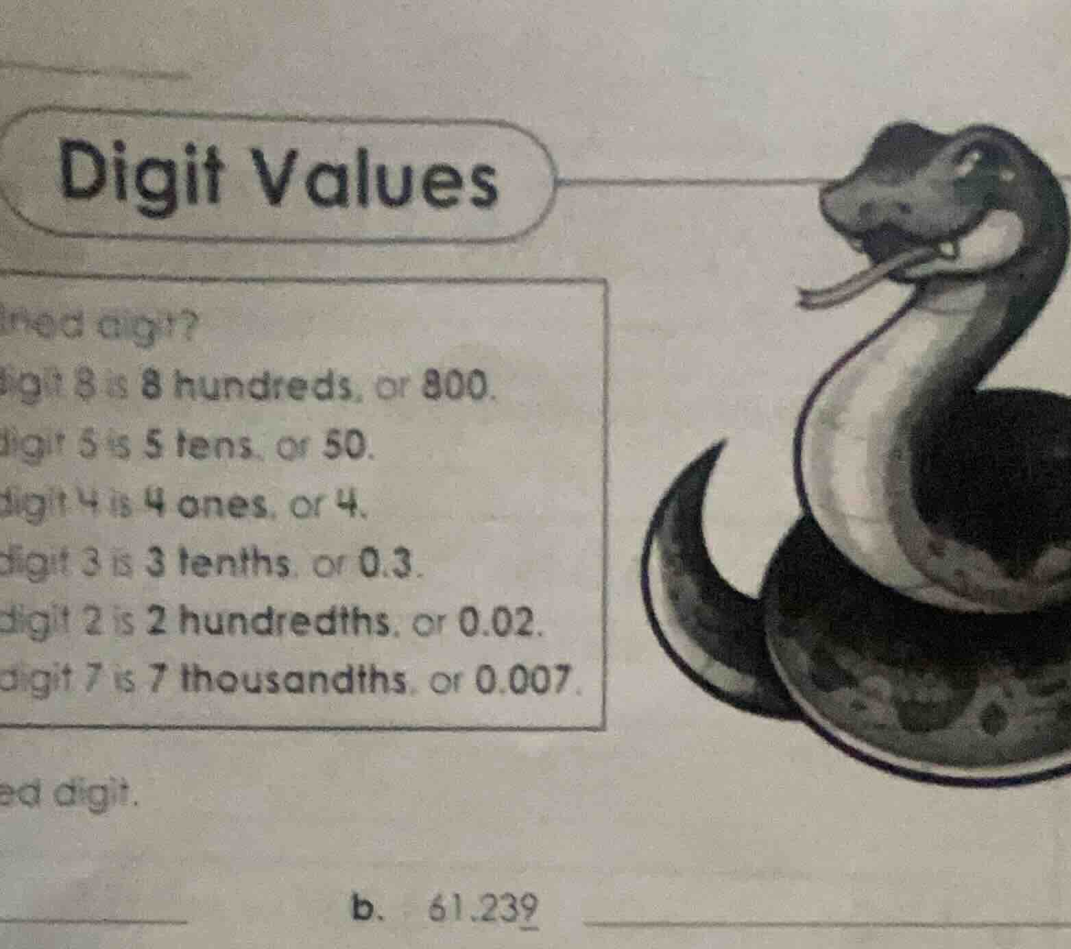 digit values red digit? digit 8 is 8 hundreds, or 800. digit 5 is 5 ten…
