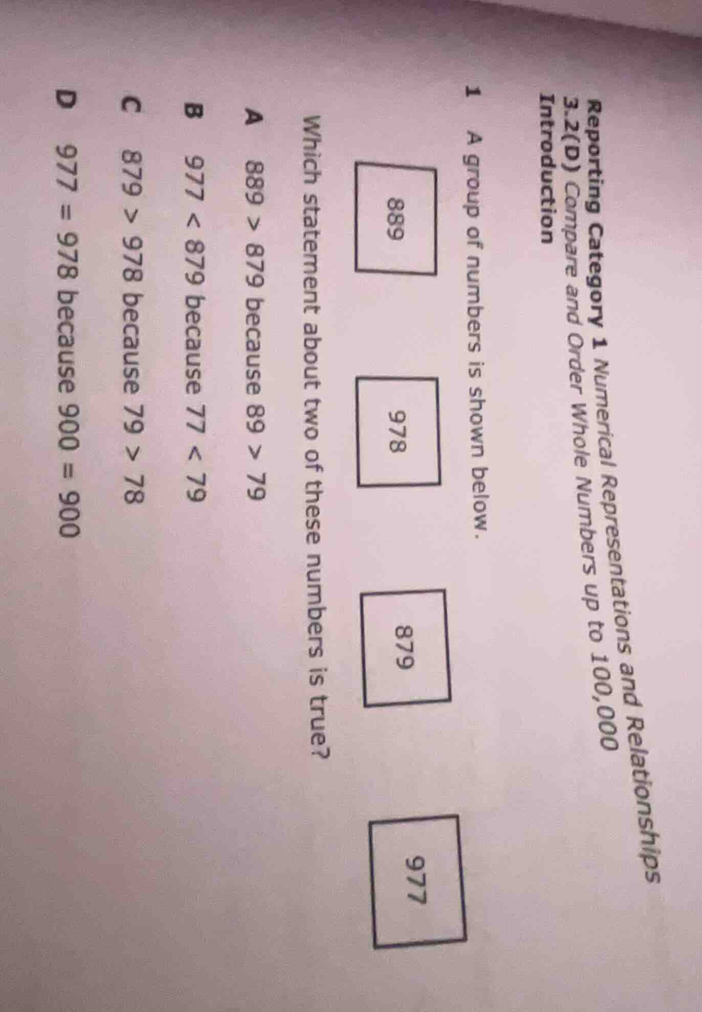 reporting category 1 numerical representations and relationships 3.2(d)…
