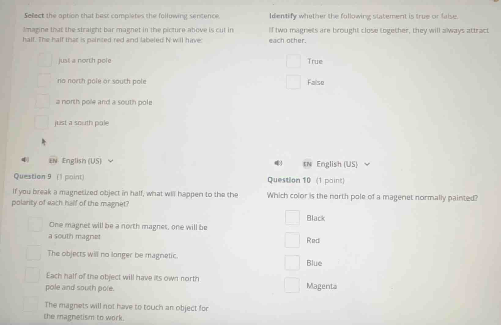 select the option that best completes the following sentence. imagine t…