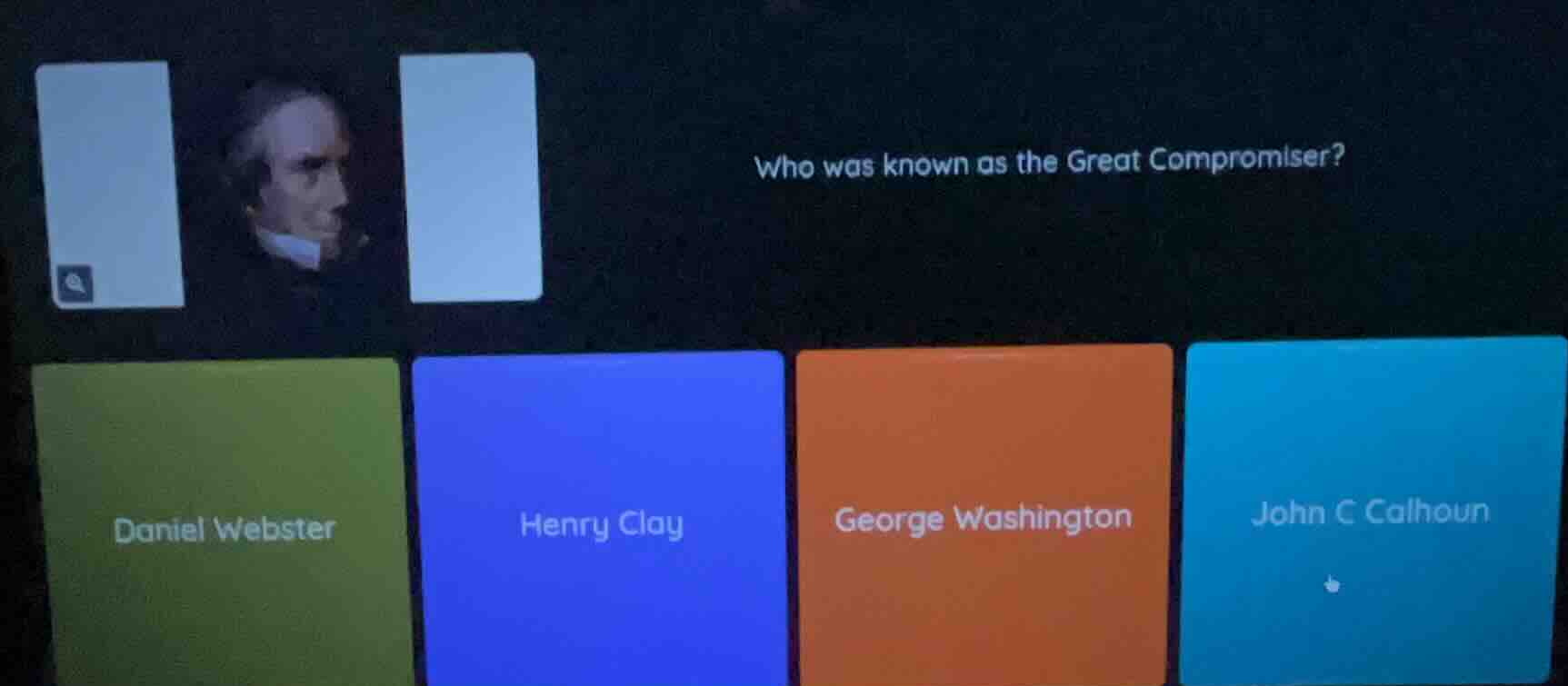 who was known as the great compromiser? daniel webster henry clay georg…
