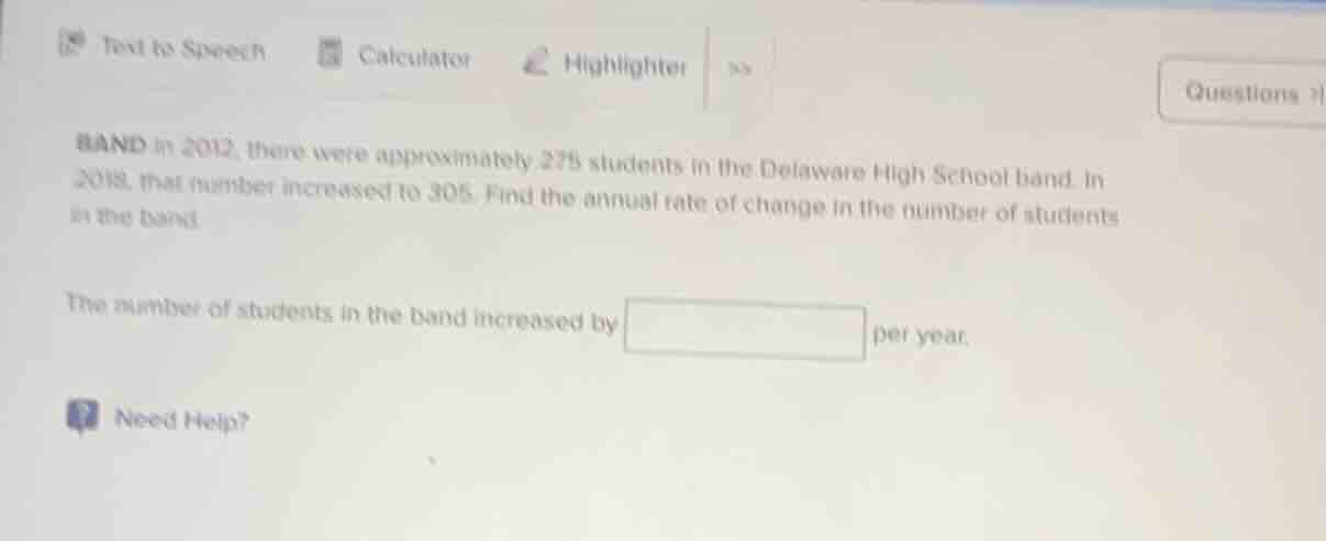 in 2012, there were approximately 275 students in the delaware high sch…