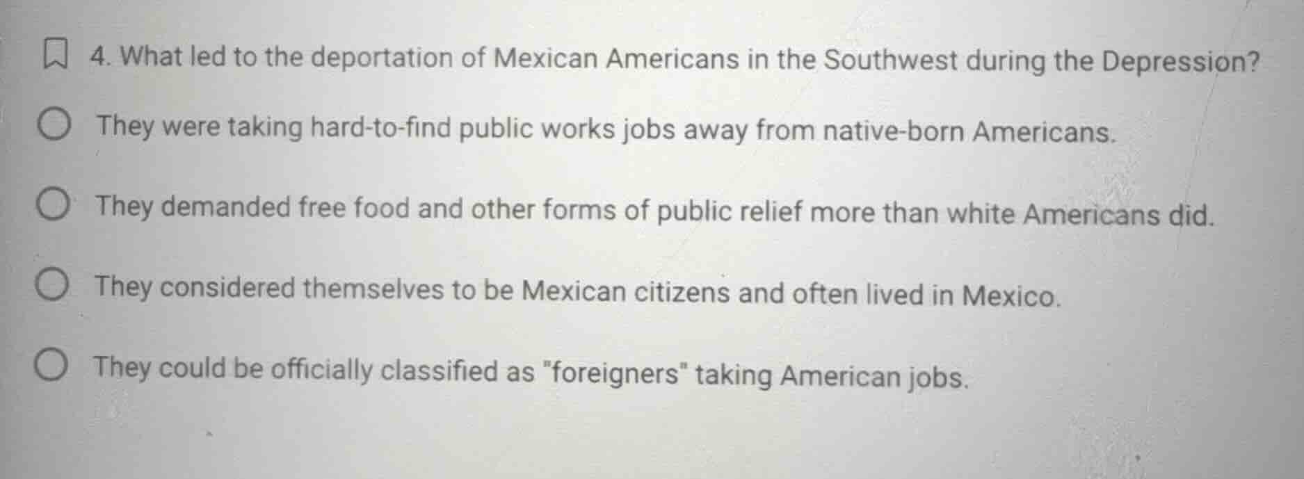 4. what led to the deportation of mexican americans in the southwest du…