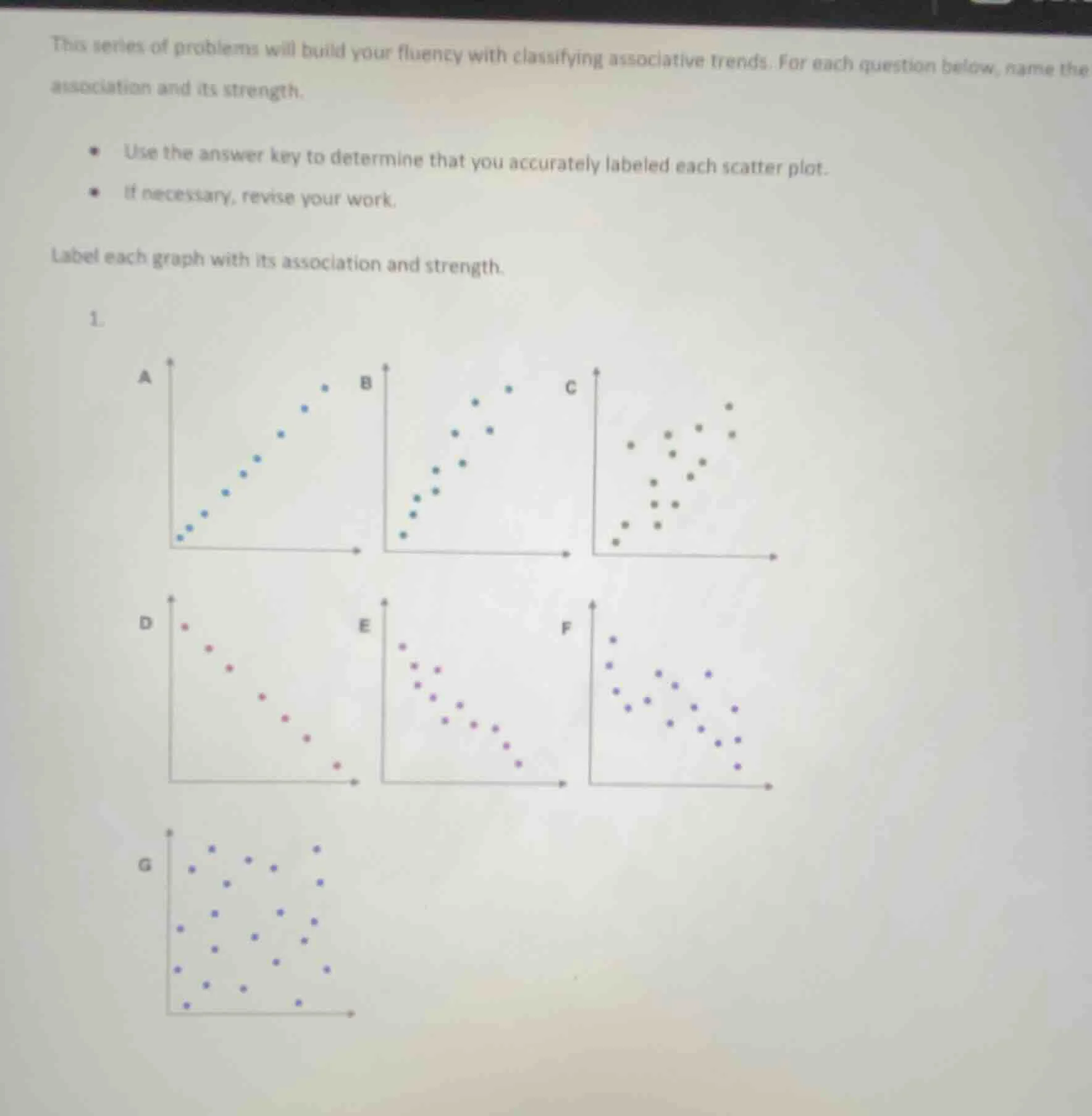 this series of problems will build your fluency with classifying associ…