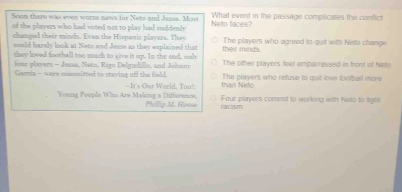 soon there was even worse news for neto and jesse. most of the players …