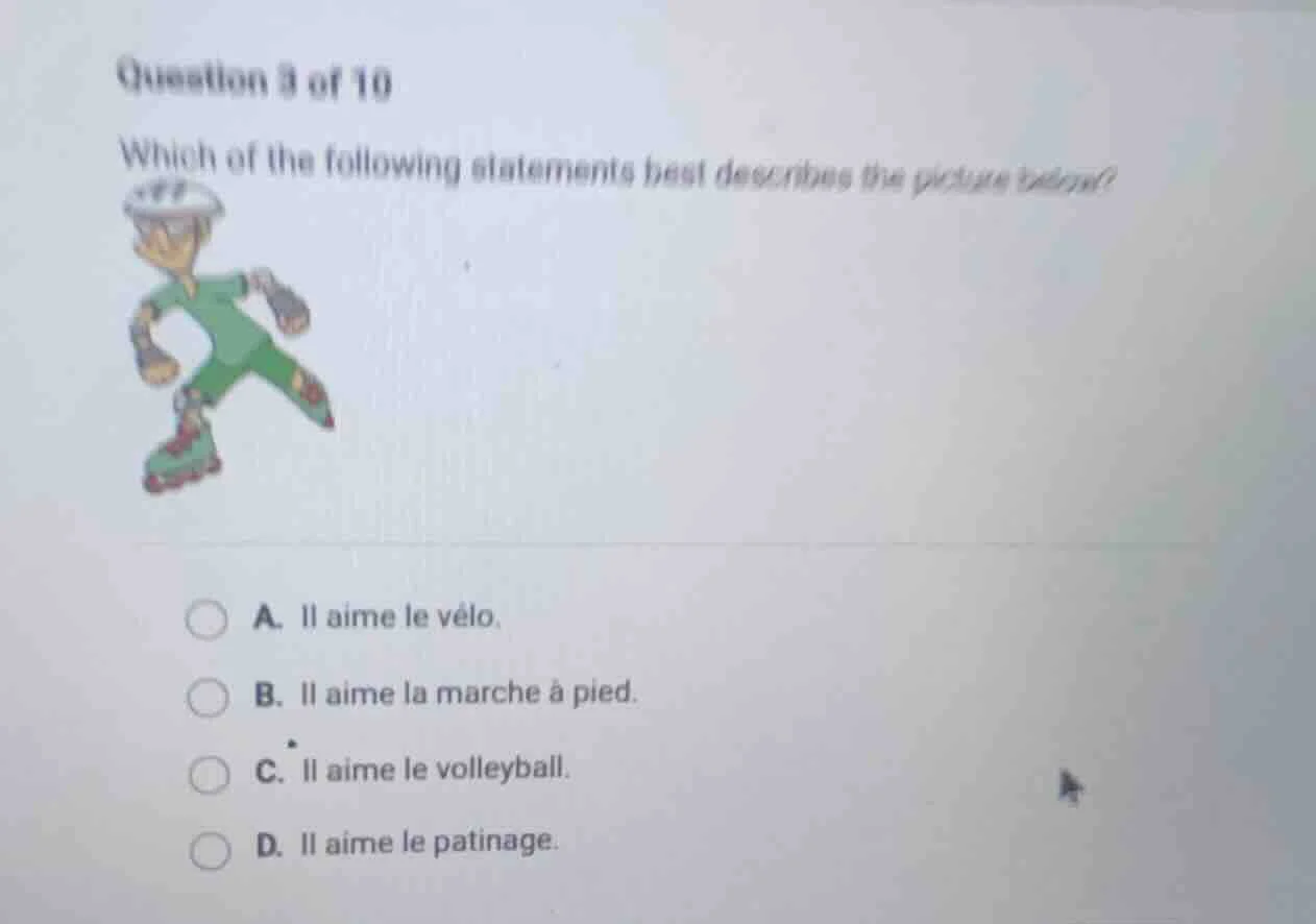 question 3 of 10 which of the following statements best describes the p…