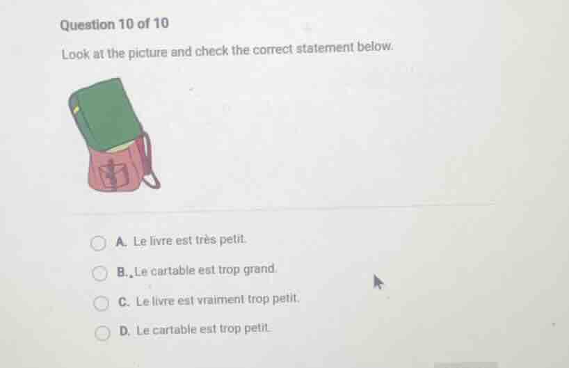question 10 of 10 look at the picture and check the correct statement b…