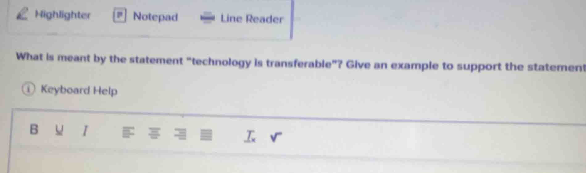 what is meant by the statement \technology is transferable\? give an ex…