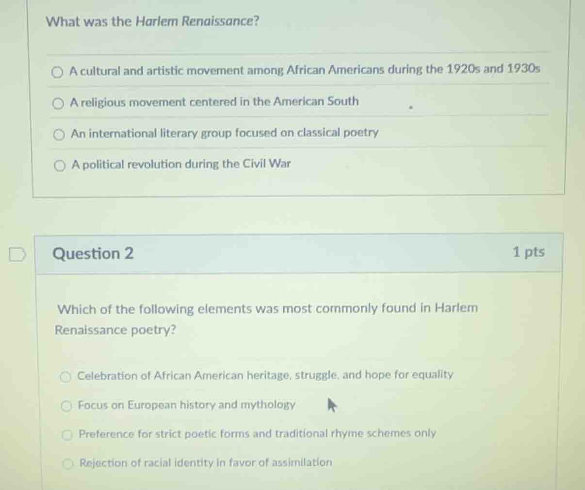 what was the harlem renaissance? a cultural and artistic movement among…