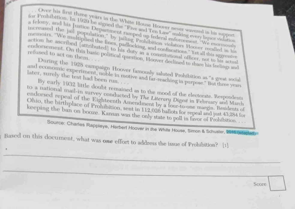 ... over his first three years in the white house hoover never wavered …