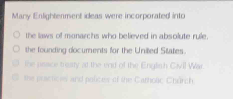 many enlightenment ideas were incorporated into the laws of monarchs wh…