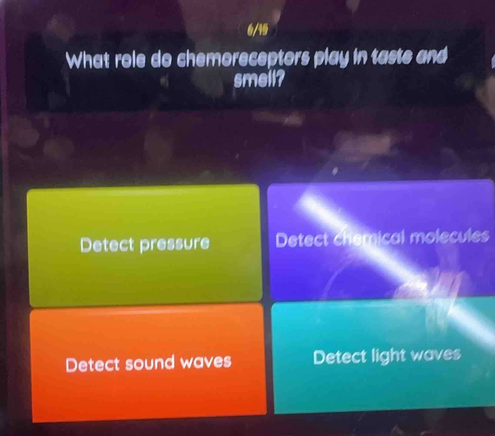 what role do chemoreceptors play in taste and smell? detect pressure de…