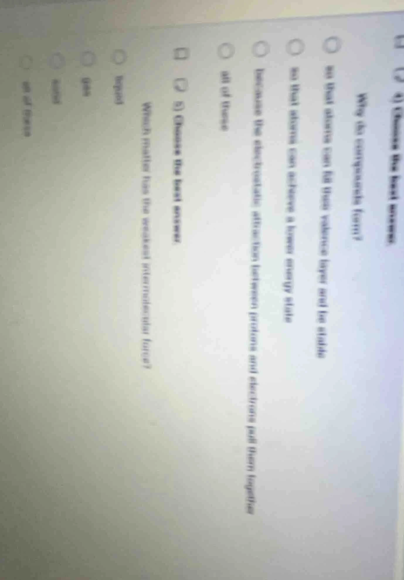 4) (choose the best answer. why do compounds form? no what explains how…