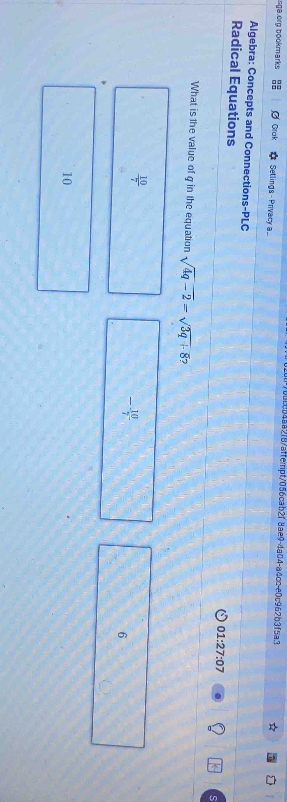 algebra: concepts and connections - plc radical equations what is the v…