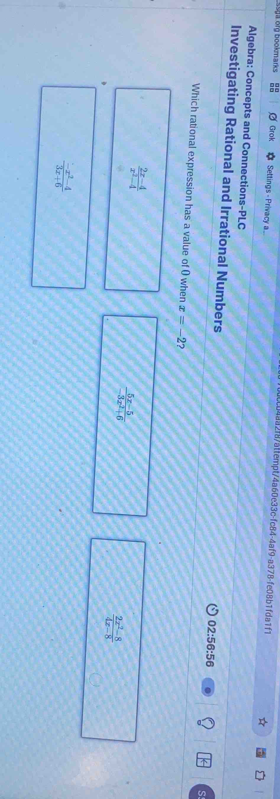 algebra: concepts and connections - plc investigating rational and irra…