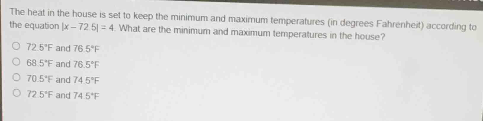 the heat in the house is set to keep the minimum and maximum temperatur…