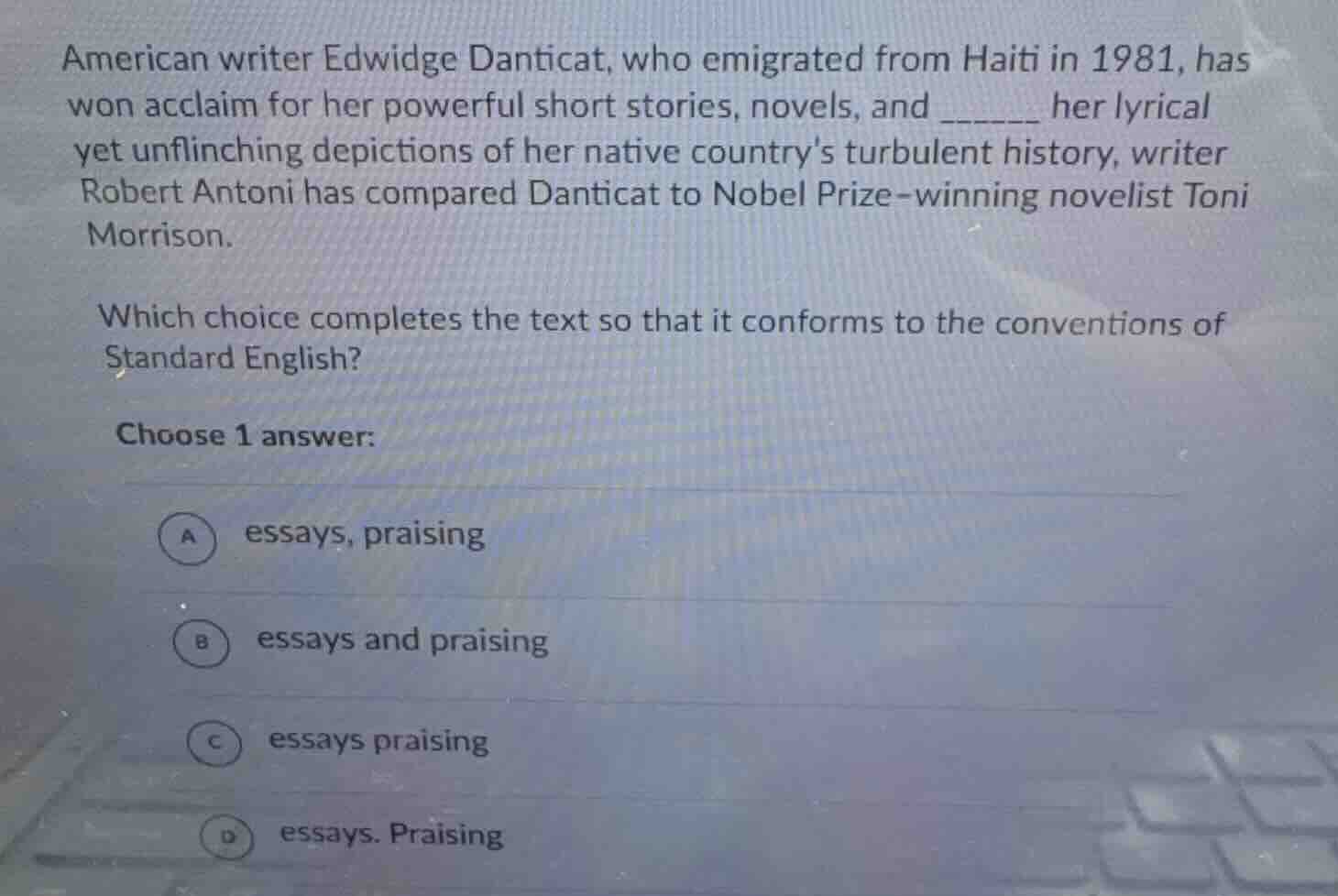 american writer edwidge danticat, who emigrated from haiti in 1981, has…