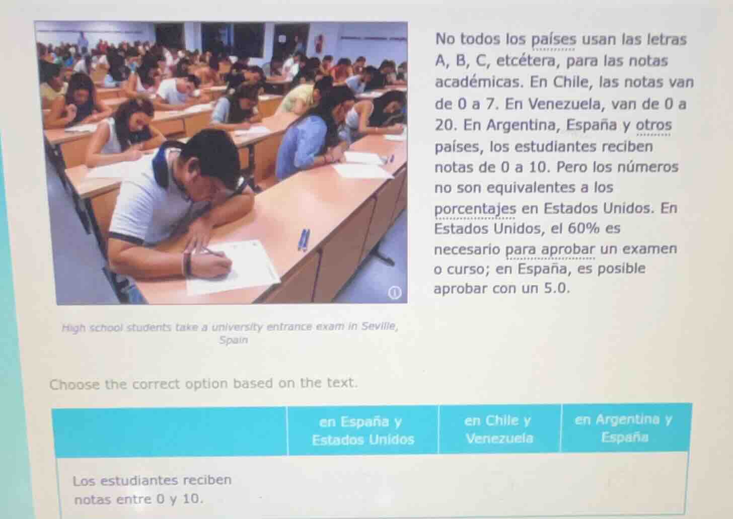 no todos los países usan las letras a, b, c, etcétera, para las notas a…