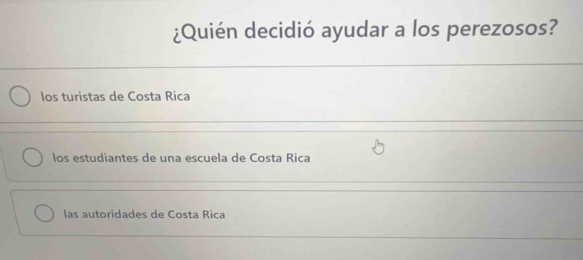 ¿quién decidió ayudar a los perezosos? los turistas de costa rica los e…