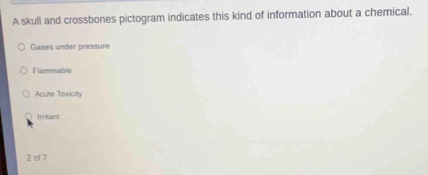 a skull and crossbones pictogram indicates this kind of information abo…