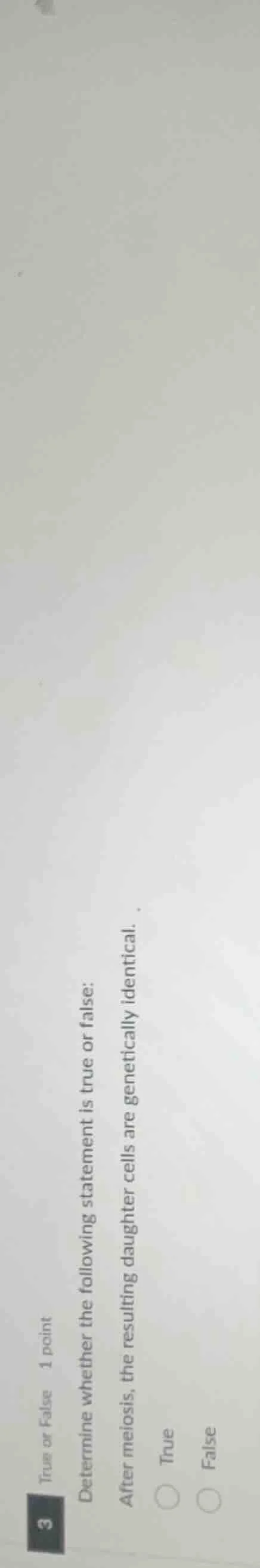 true or false 1 point determine whether the following statement is true…