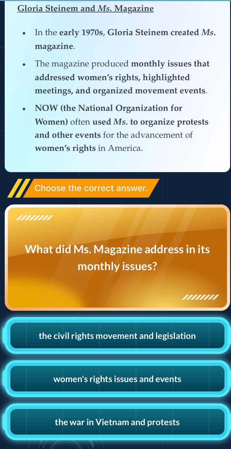 gloria steinem and ms. magazine - in the early 1970s, gloria steinem cr…