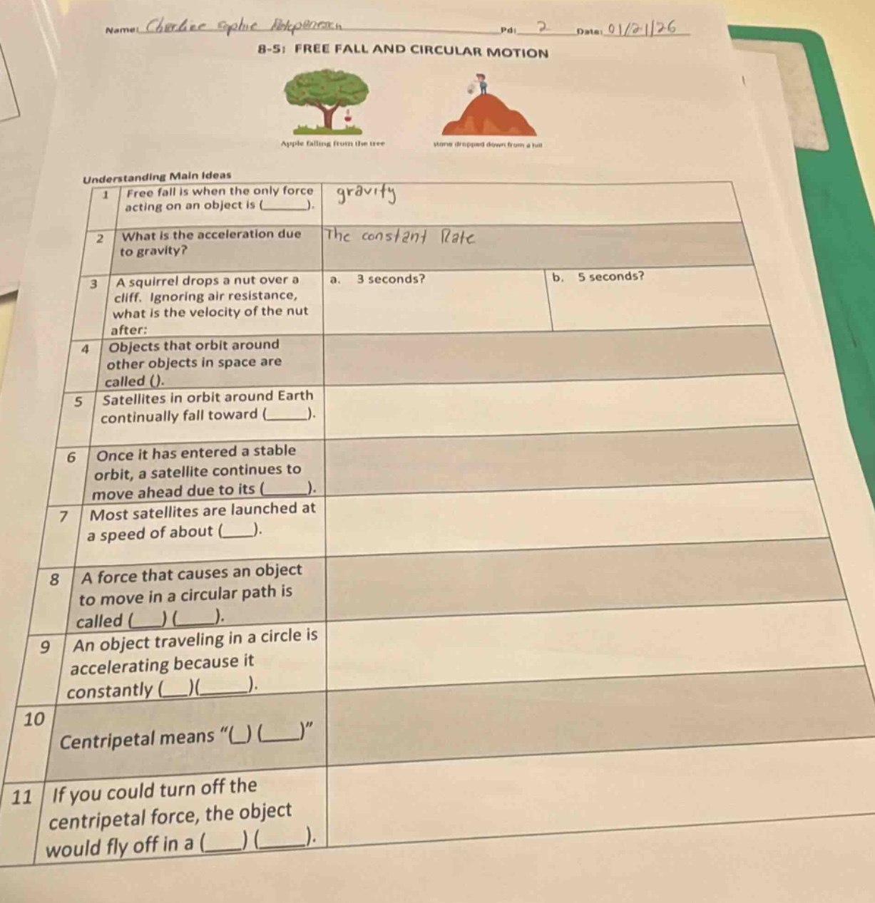 name: pd: 2 date: 01/21/26 8-5: free fall and circular motion apple fal…