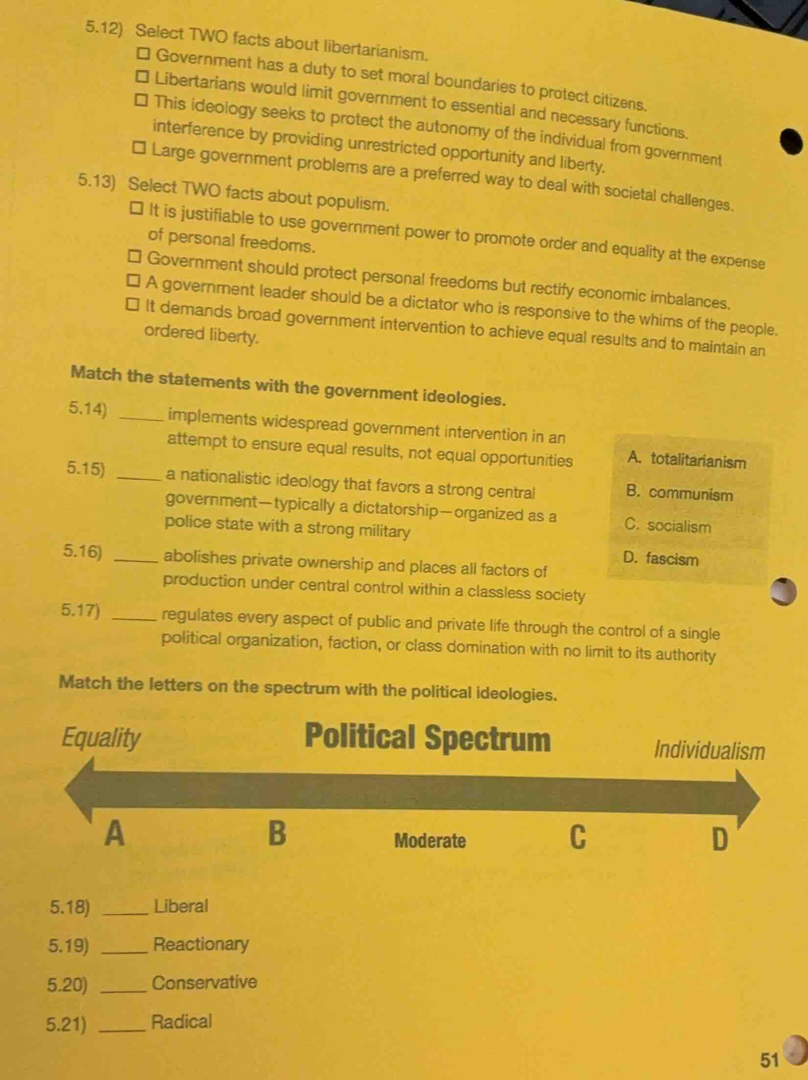 5.12) select two facts about libertarianism. □ government has a duty to…