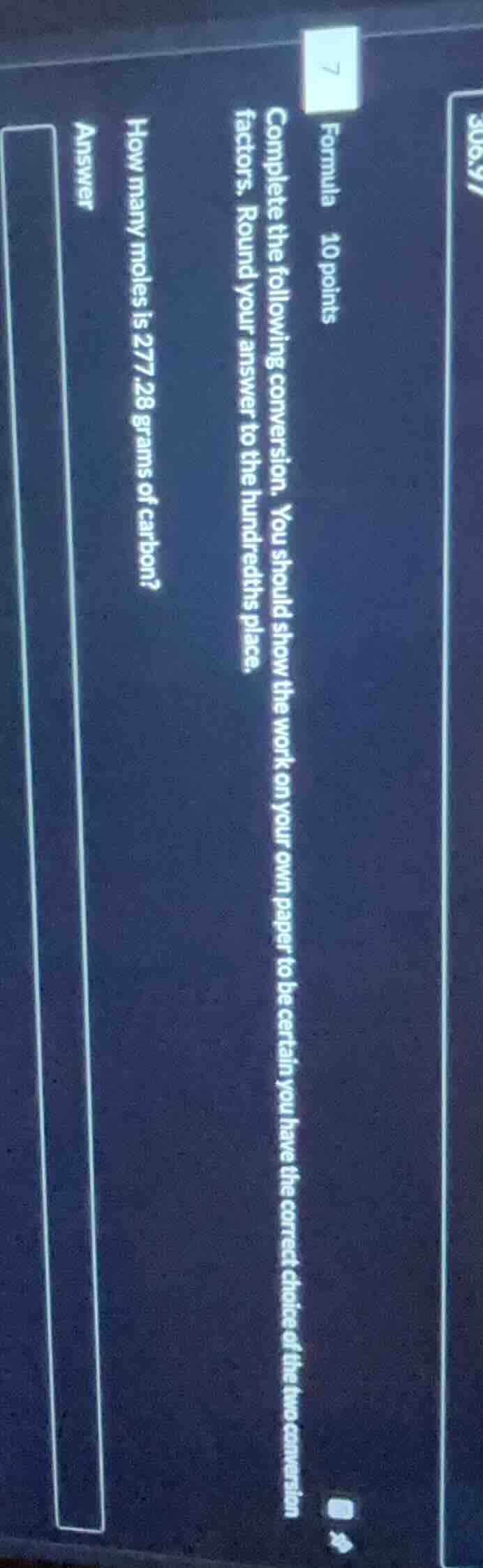 formula 10 points complete the following conversion. you should show th…