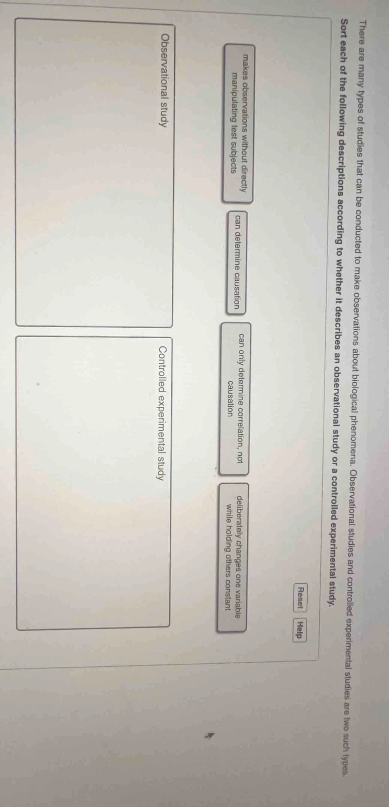 there are many types of studies that can be conducted to make observati…