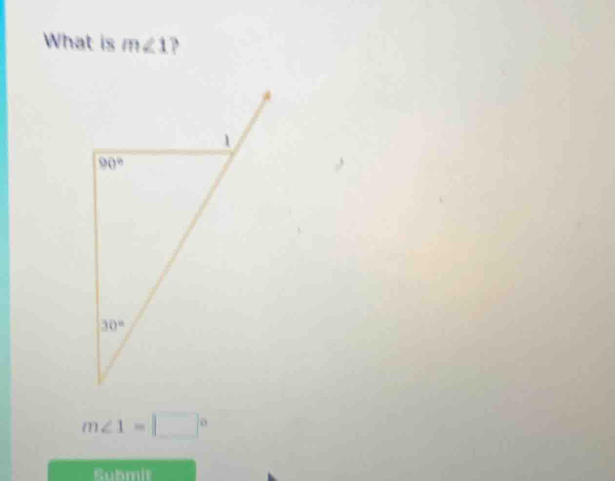 what is $m\\angle 1$? $m\\angle 1 = \\square ^\\circ$