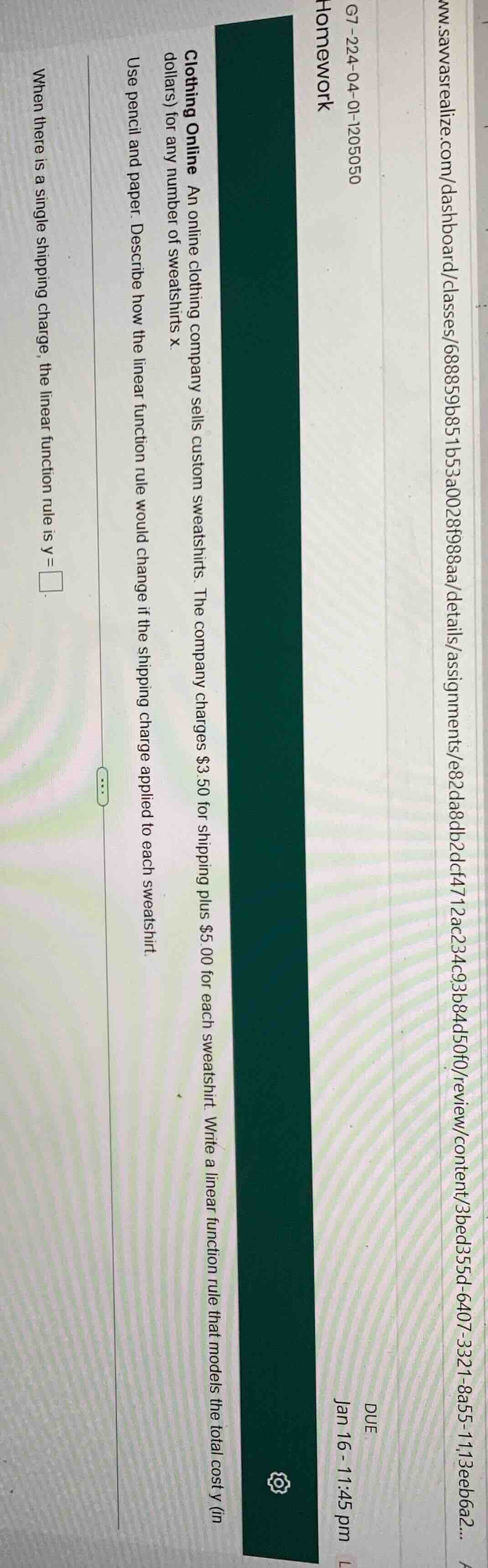 clothing online an online clothing company sells custom sweatshirts. th…