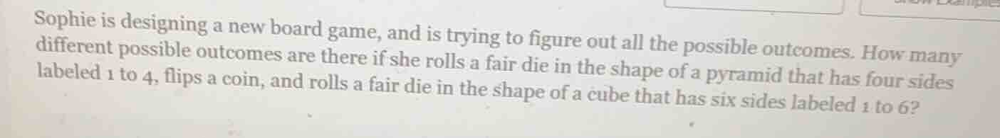 sophie is designing a new board game, and is trying to figure out all t…